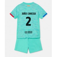 Maglie da calcio Barcelona Joao Cancelo #2 Terza Maglia Bambino 2023-24 Manica Corta (+ Pantaloni corti)